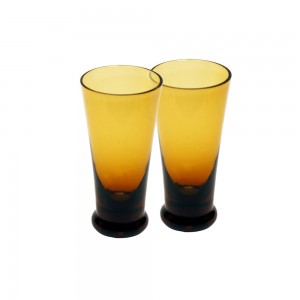 Colored Fancy Shot Glass - Yellow 