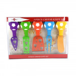 Colorful Cheese Knives - 5 pc Set