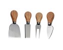 Set of 4 Cheese Knives in wooden box