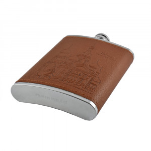 Moscow City Hip Flask - 8 oz 