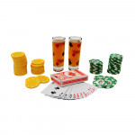 63 pc Poker Drinking Game Set