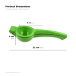 Manual Lemon Squeezer with Seed & Pulp Filter - Green - Image 7