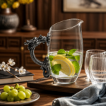 Premium Crystal Clear Dragon Handle Glass Decanter 400 ml